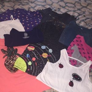 Girls top bundle like new size medium or 7/8